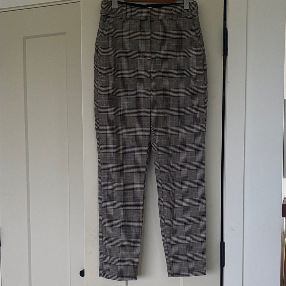 Classic Gray Plaid Pants